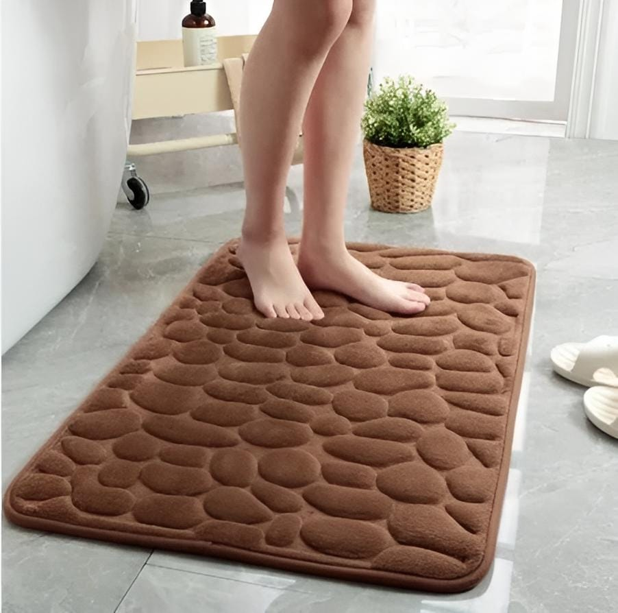 Soft Embossed Non-Slip Bathroom Mat