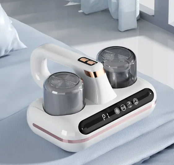Bed Cordless White Vacuum Mite Remover