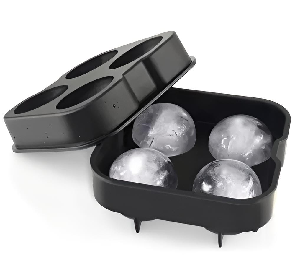 Round Shape Silicone Ice Ball Maker Tray