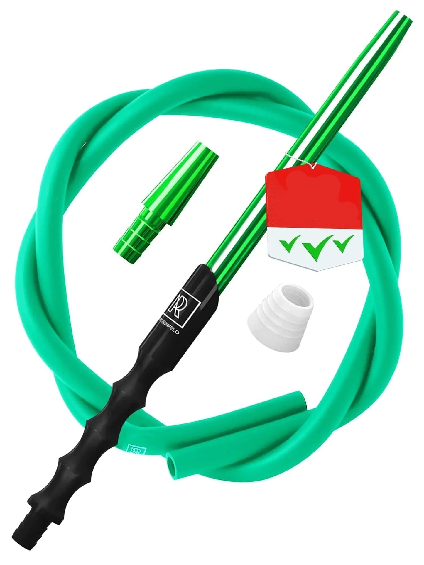Green Hose with Hookah Adapter