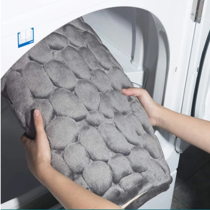 Soft Embossed Non-Slip Bathroom Mat