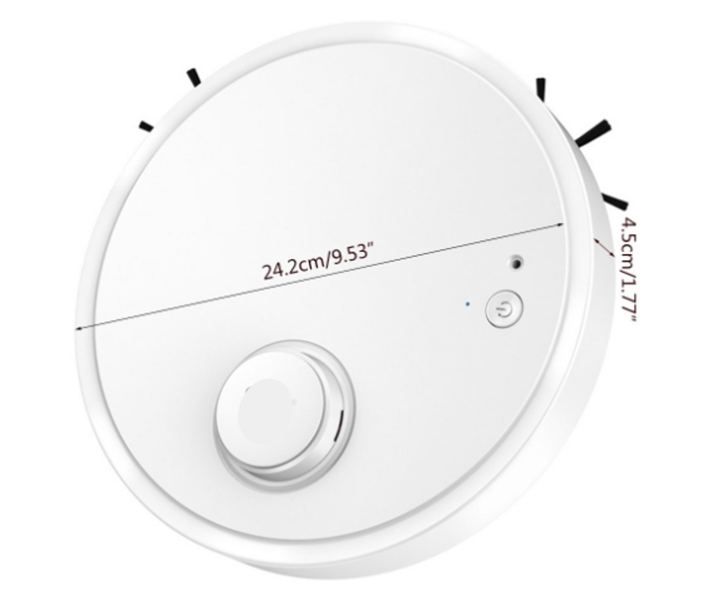 Robotic Automatic Vacuum Cleaner Machine for Indoor Use
