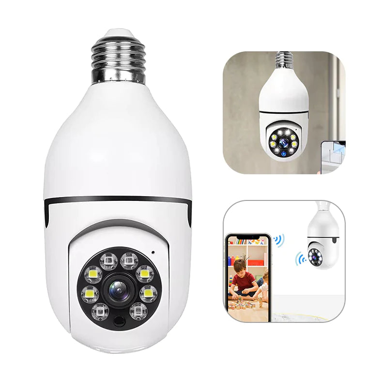 360° 1080P Light Bulb Security Camera