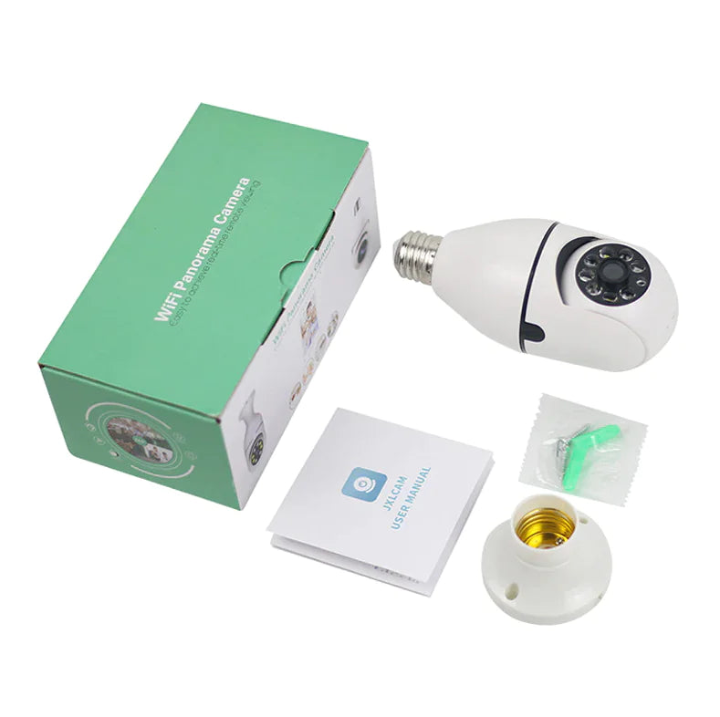 360° 1080P Light Bulb Security Camera