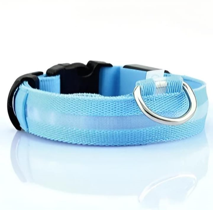 Adjustable LED Flashing Light Dog Collar
