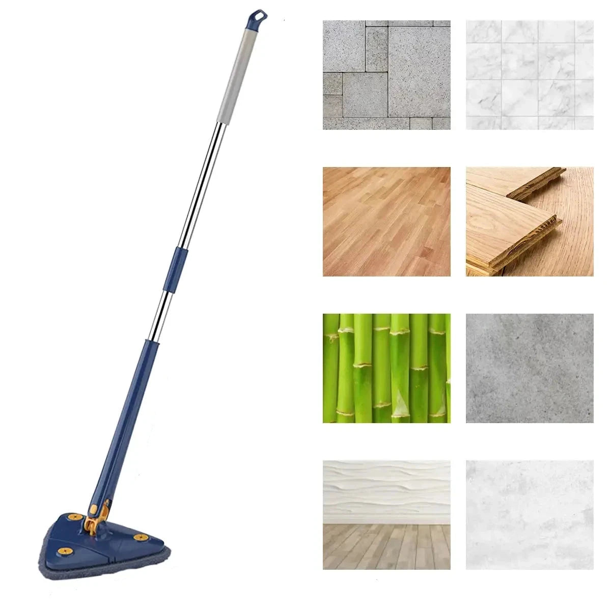 Rotatable Telescopic Triangle Mop