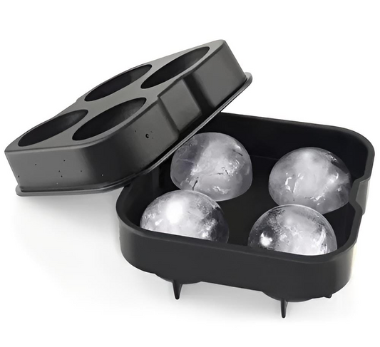 Round Shape Silicone Ice Ball Maker Tray