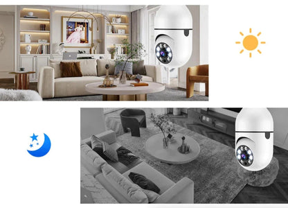 360° 1080P Light Bulb Security Camera